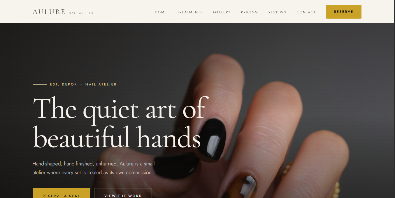 Nail Art Web Management